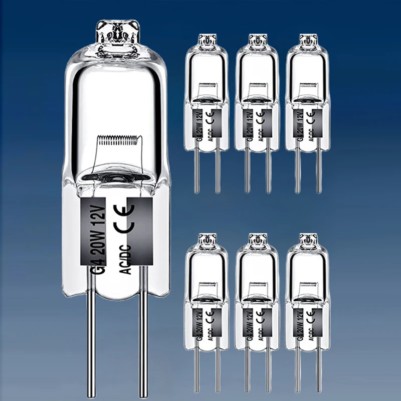 10 шт./компл. 5 Вт 20 35 50 2900 К галогенные лампы теплой энергии G4 12 В для внутреннего