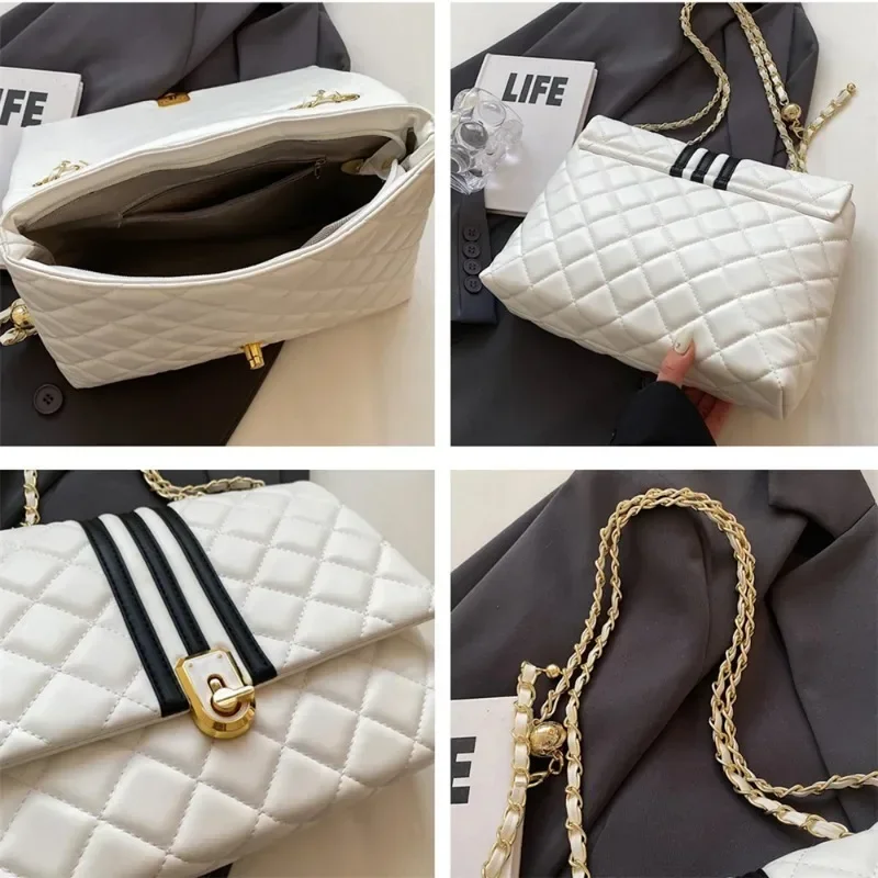 Роскошная дизайнерская женская сумка через плечо с цепочкой Stegan Bag из