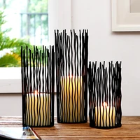 candlestick decoration simple modern creative iron dining table candle holder romantic wedding decorations living