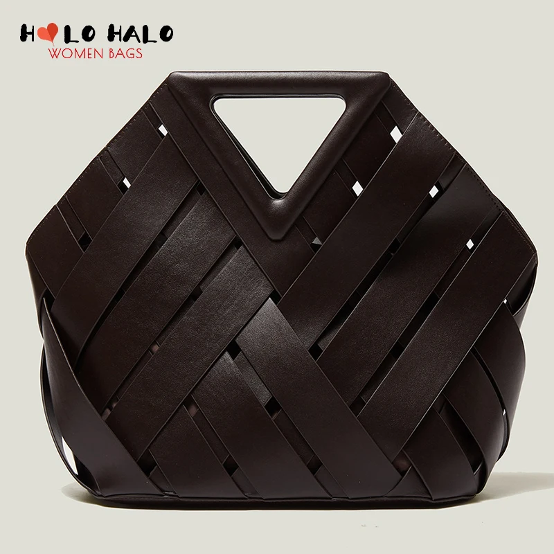 

Женская сумка-клатч из ПУ кожи, с вырезами