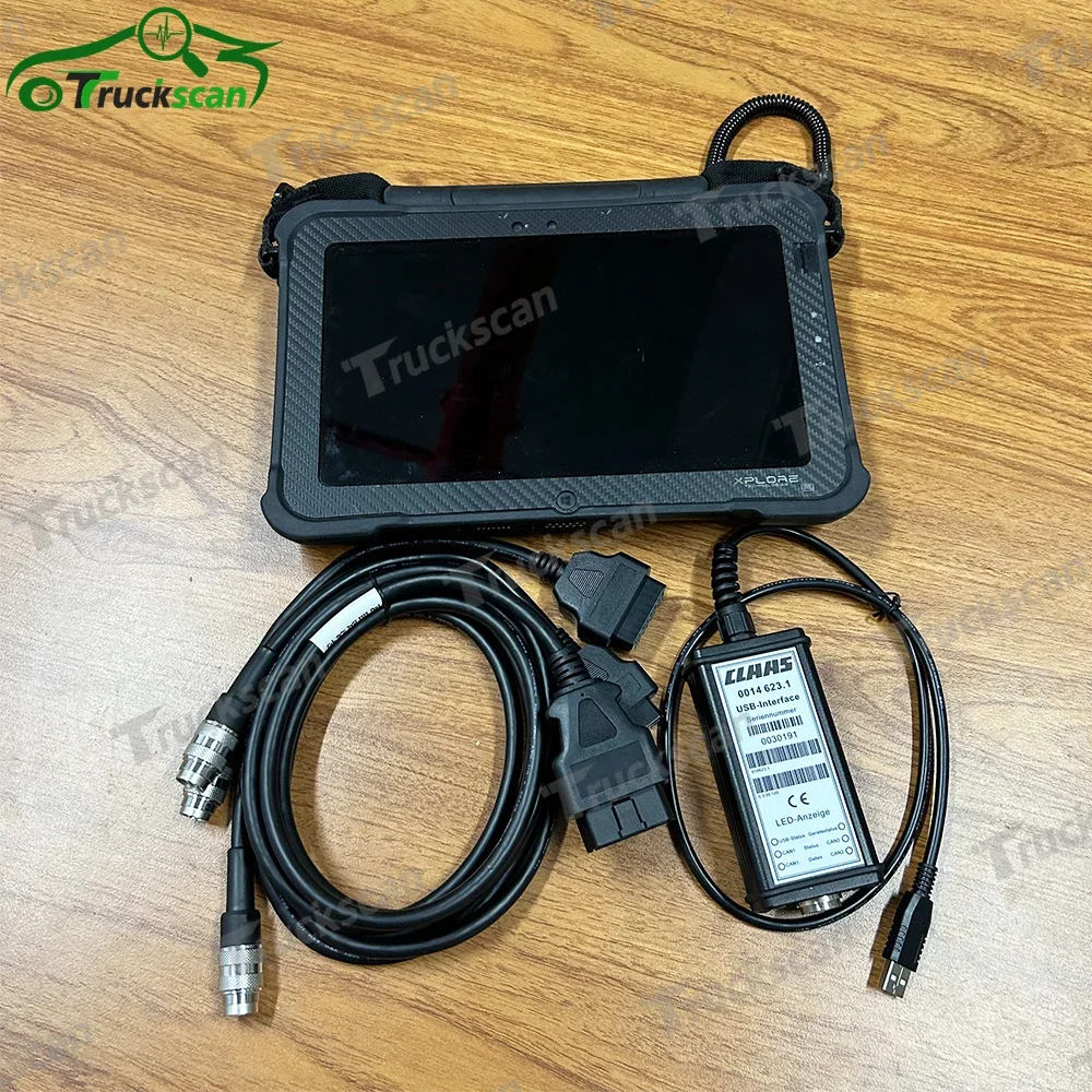 

Готовый к использованию Xplore планшет + для Клаас интерфейс сканера CANBUS MetaDiag сельское хозяйство строительство грузовик экскаватор Диагностика