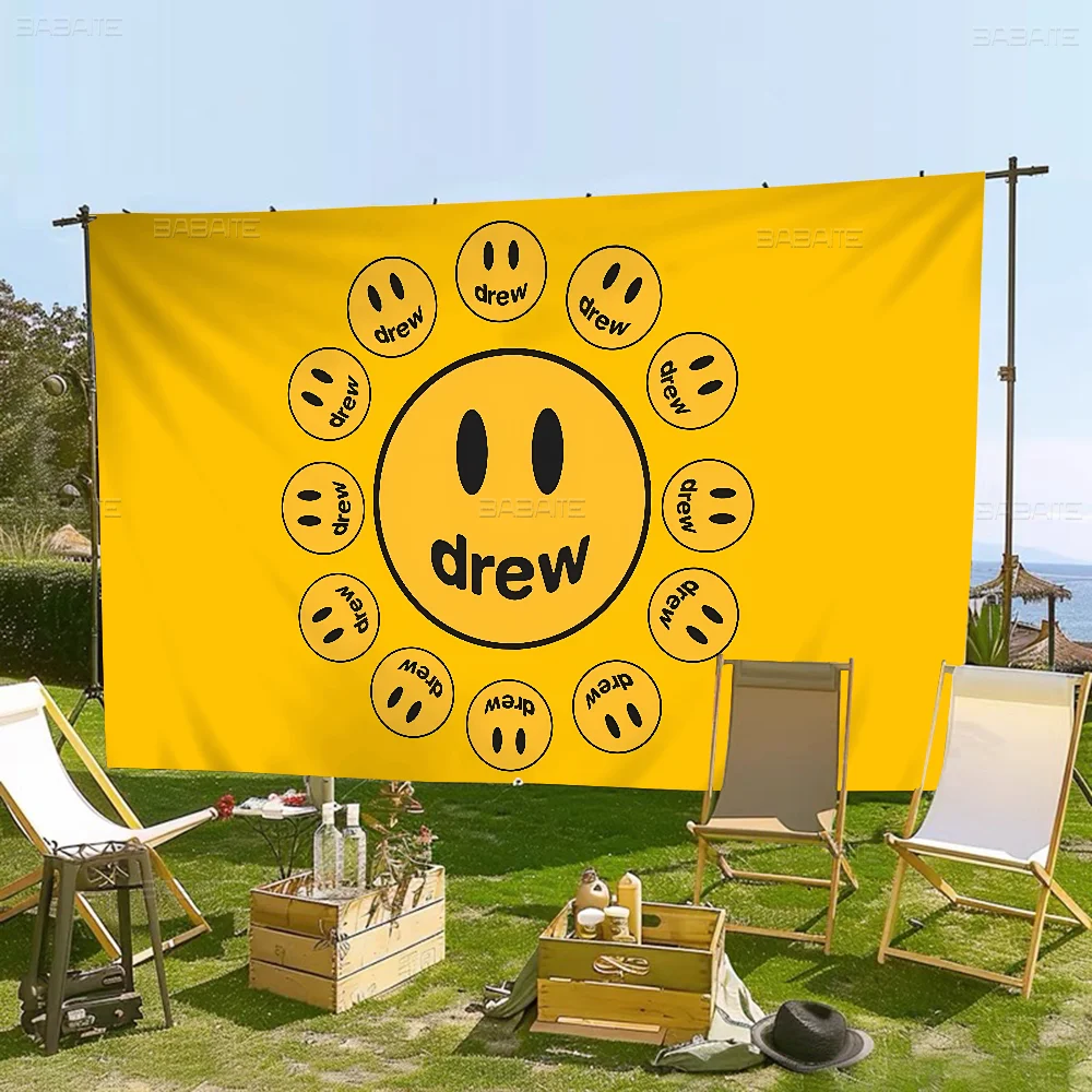 Джастин Бибер D-Drews Houses Banner INS Стиль Открытый вечерние украшения Атмосфера Флаг