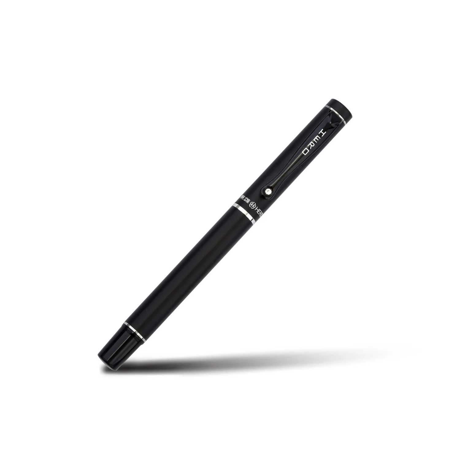 Hero pen 9086 металлический стержень черный песок Темный наконечник очень тонкая
