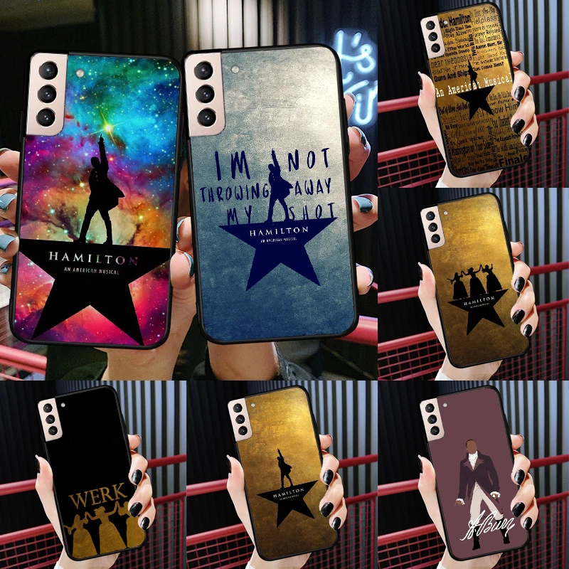 

Hamilton Musical Lyrics Case For Samsung Galaxy S22 Ultra S21 Ultra S21 FE S9 S10 Note 10 Plus S20 FE Back Cover