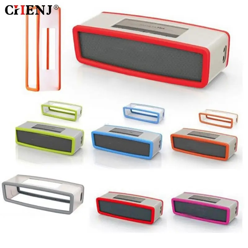 

Portable Silicone Case for Bose SoundLink Mini 1 2/Sound Link I II Bluetooth Speaker Protector Cover Skin Box Speakers Pouch Bag