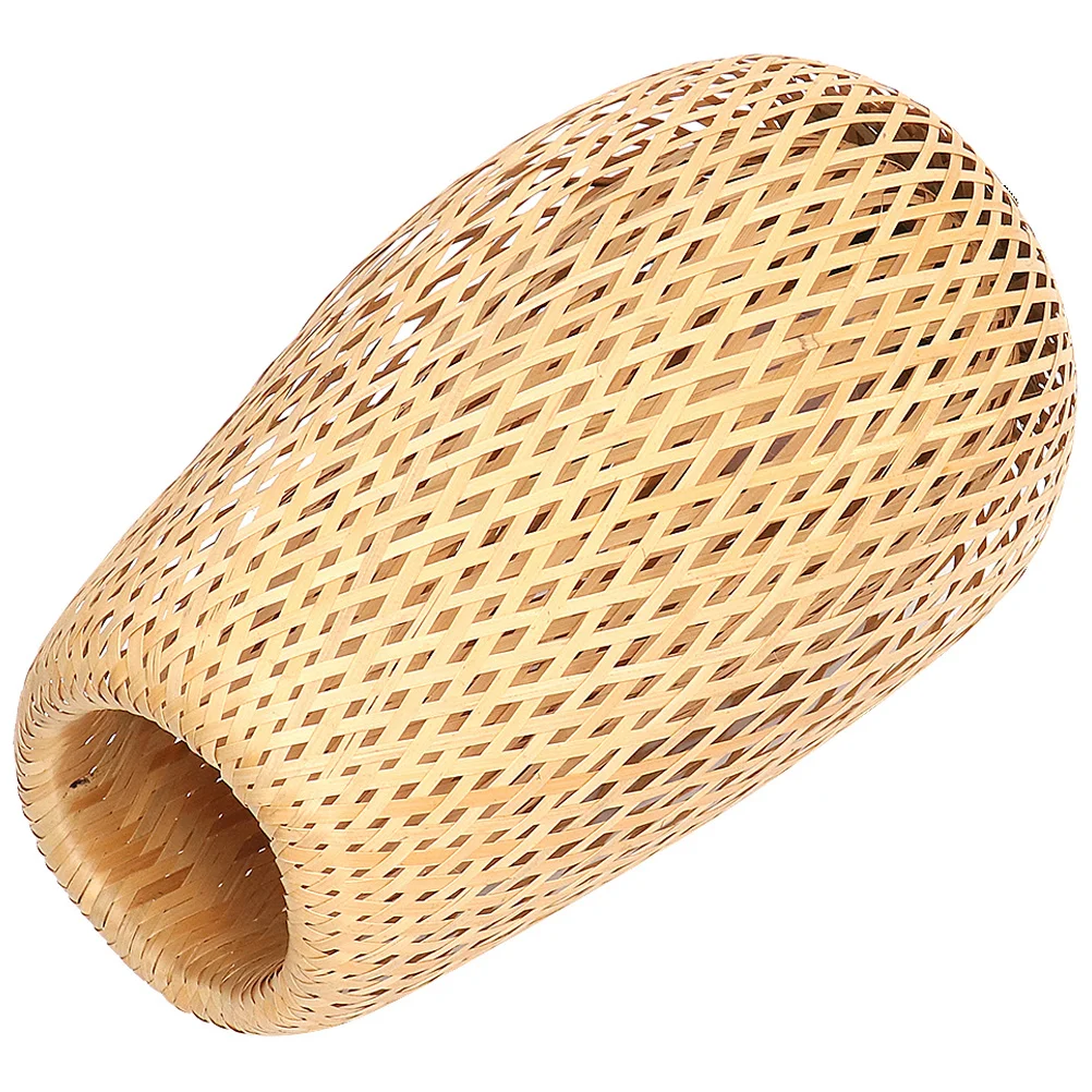 

Bamboo Lampshade Ceiling Decorations Shades Manual Hanging Pendant Light Cover Weaving Household