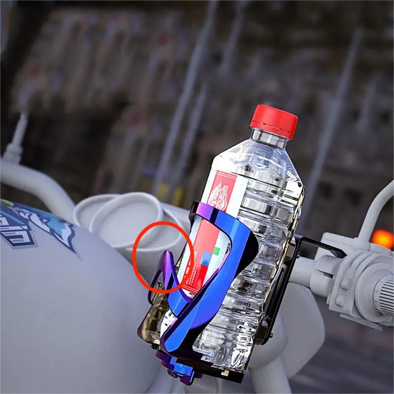 

ABS Motorcycle Supplies Cup Holder With Hook Bicycle Bottle Bike Water Cage Tool Universal Accessories Equipment Drink Mount