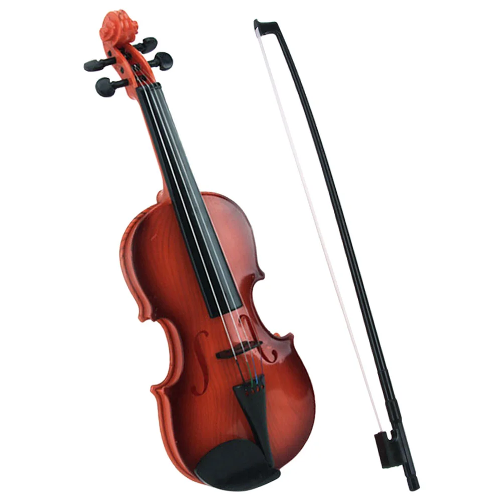 

Simulated Violin Musical Instrument Toy Plastic Kid Stage Performance Prop Plaything Simulation Toys Early Educational Adukt