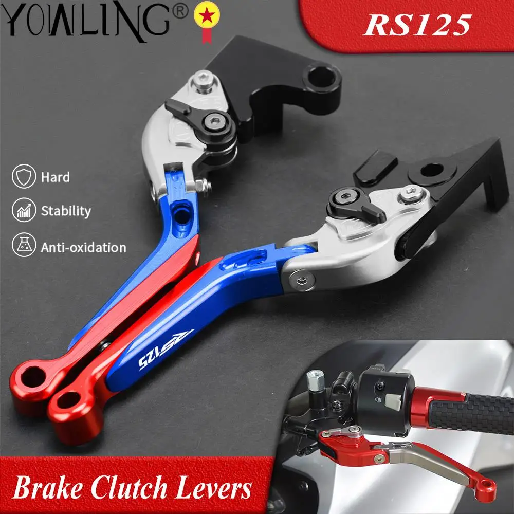 

Motorcycle Adjustable Folding Extendable Brake Clutch Levers For APRILIA RS 125 RS125 1996-1999 2000 2001 2002 2003 2004 2005