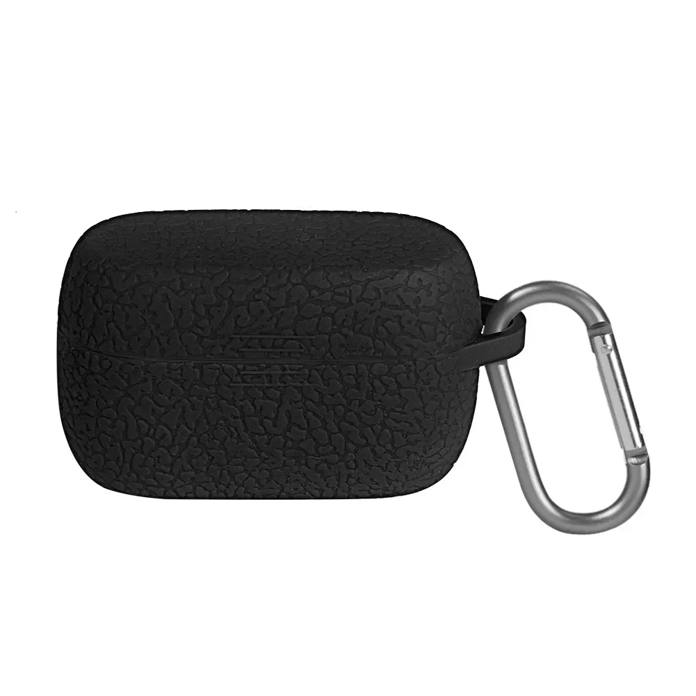 

Scratchproof Soft Silicone Protective Case Storage Portable Bluetooth Earphone Cover With Buckle For Jabra Elite Active 75t