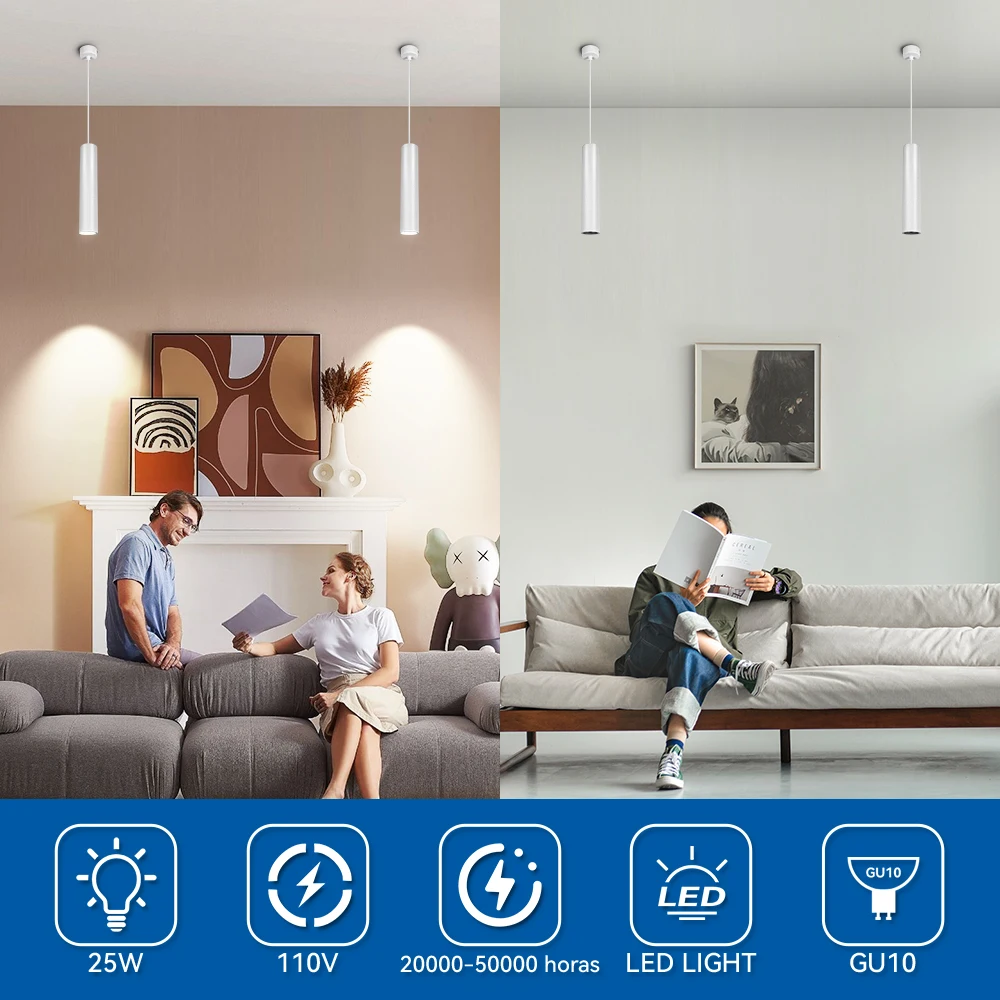 Подвесной светодиодный светильник GU10 для столовой люстра потолочного