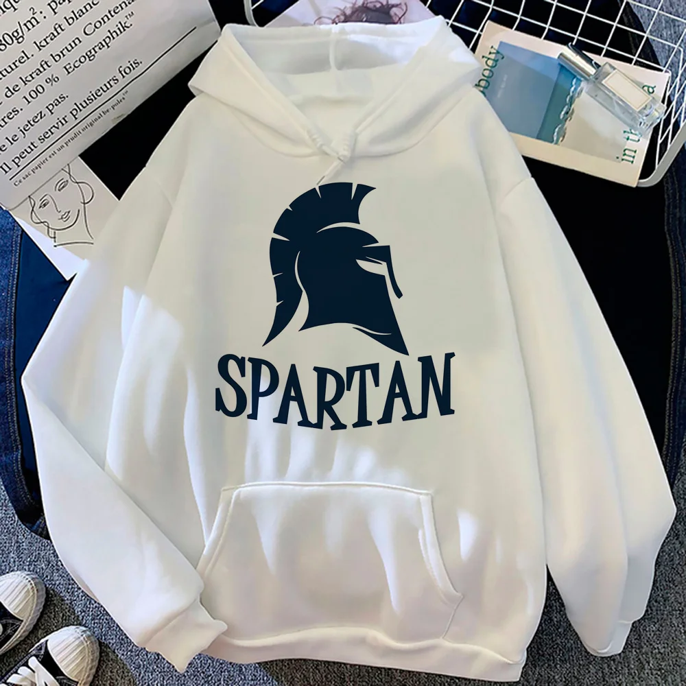 

Худи спартанское мужское с длинным рукавом, винтажная уличная одежда, пуловер в эстетике 90-х годов, y2k