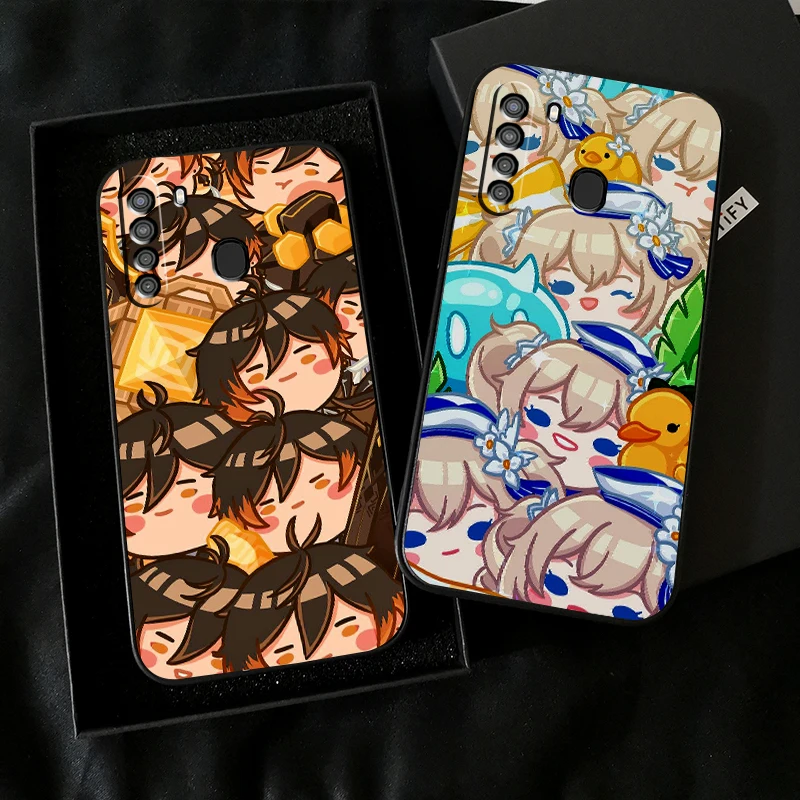 

Genshin Impact Project Game Phone Case For Samsung Galaxy S8 S8 PLus S9 S9 Plus S10 S10E S10 Lite 5G Plus Silicone Cover Back