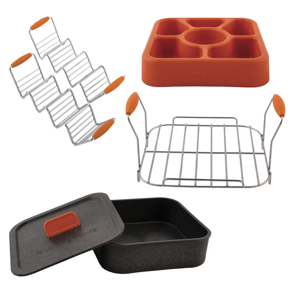 

Taco Kit with Rack, Tortilla Warmer and Condiment Tray