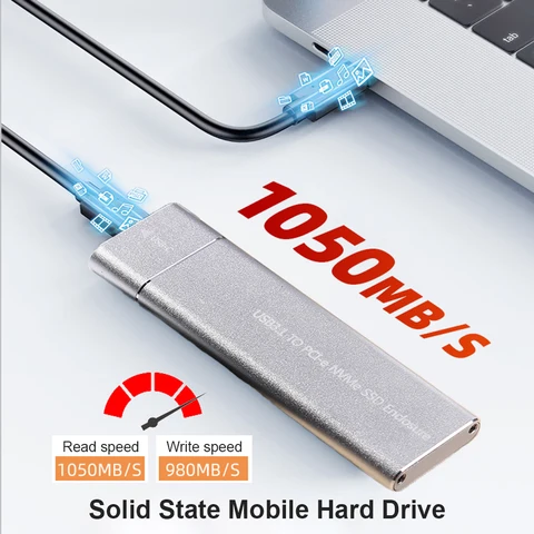 Корпус M.2 NVMe SSD IRhasta  USB 3.1 Type C