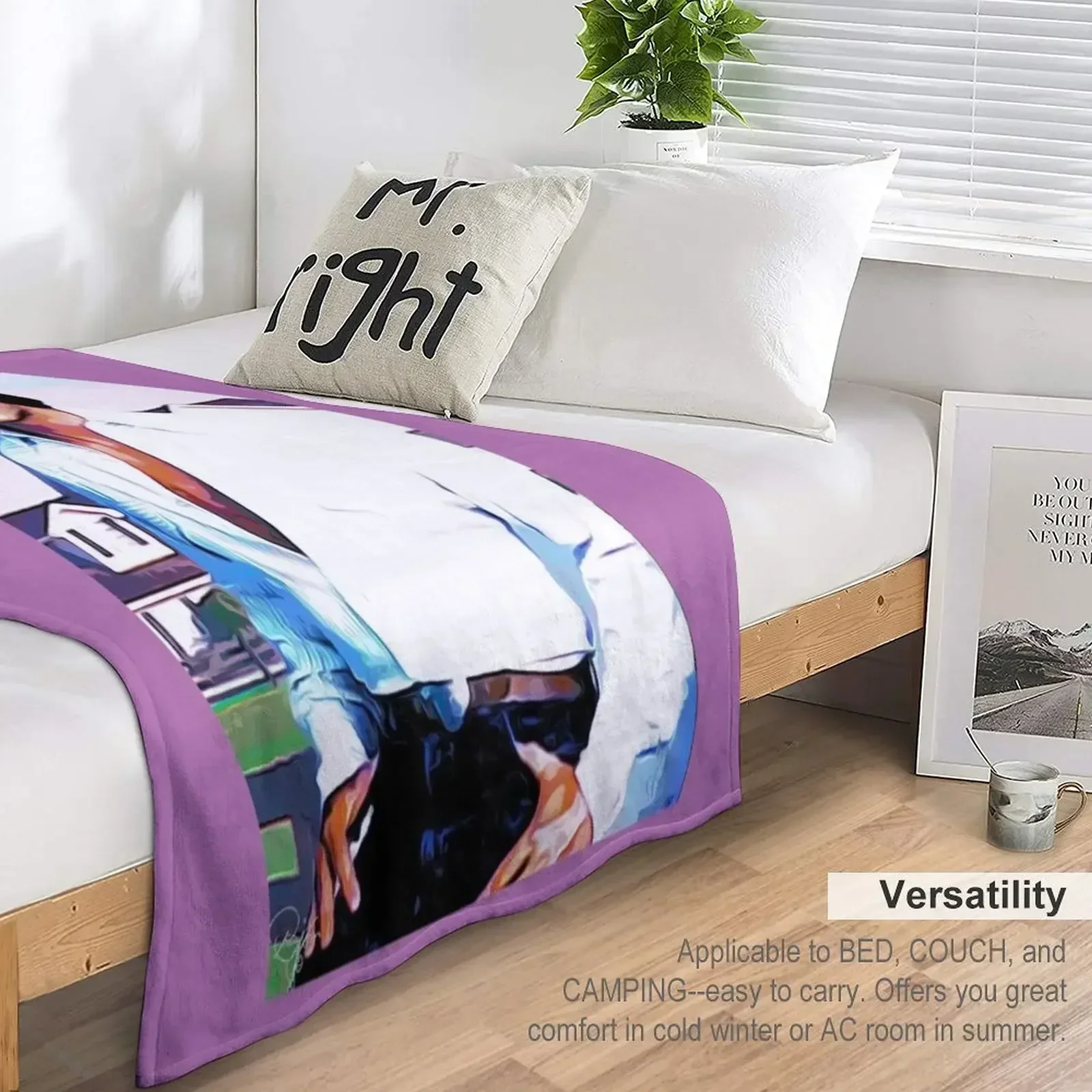 BOBBY EWING - Плед DALLAS Пушистая односпальная кровать Модные одеяла