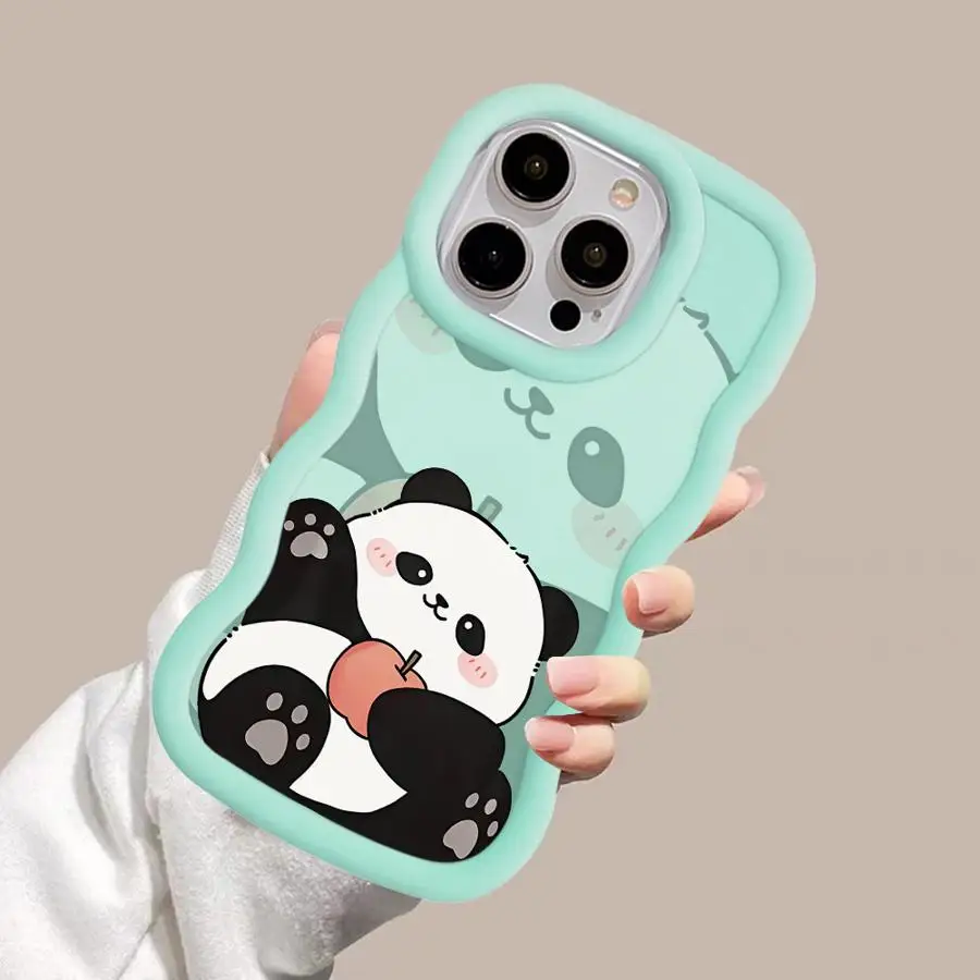 Милая панда для Vivo Y02 Y03 Y15S Y16 Y17S Y18 Y20S Y20 Y20i Y21S Y21A Y21 Y22S Y27 Y28 Y33S 4G чехол телефона