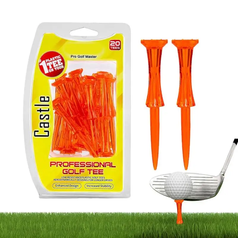 

Outdoor Golf Tees Kids Golf Practice Tees Base 20pcs Court Training Golfing Tees For Outdoor Golf Different Competitions