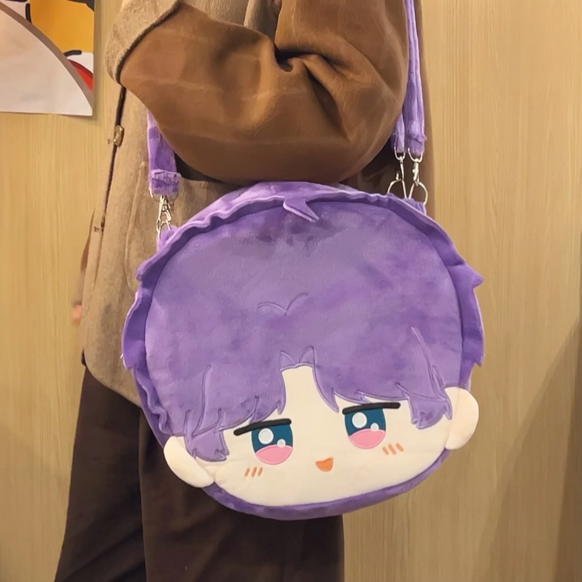 Прозрачный рюкзак на молнии с большим ртом для косплея рафайеля из игры аниме Love