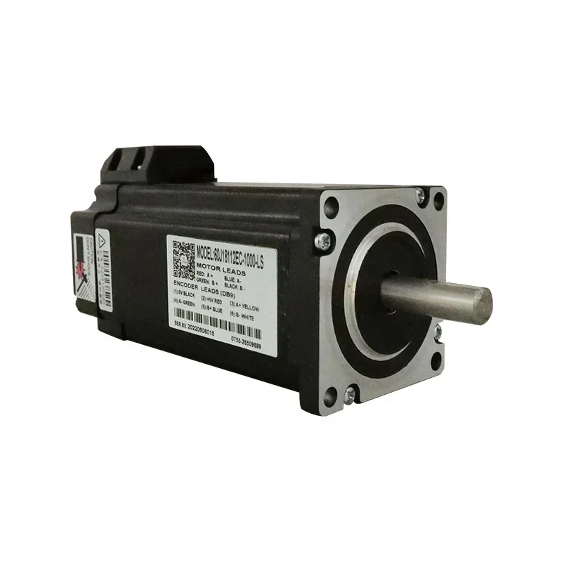 60J18112EC-1000-LS Высокоточный Nema24 60 мм 5А шаговый серводвигатель с кодировщиком