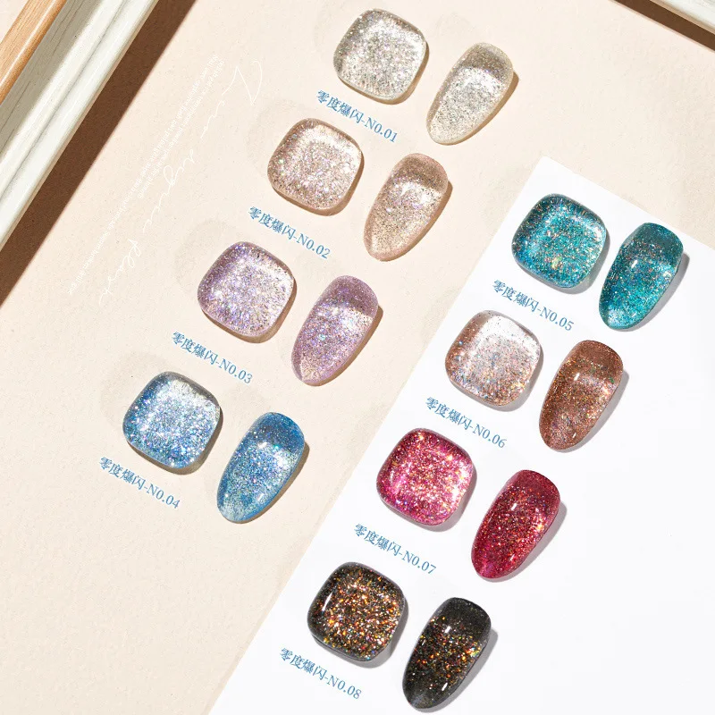 

5ml Magic Diamond UV Gel Nail Polish Laser Varnish Glitter Starry Semi Permanent Varnish Nail Art Soak Off Hybrid Lacquer