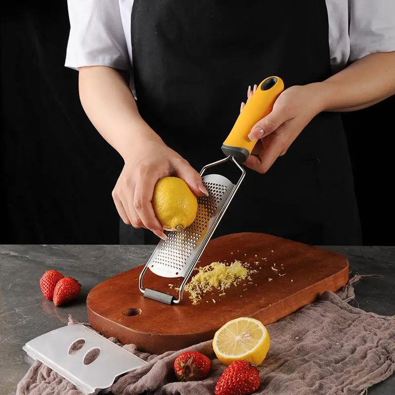 

Stainless Steel Multifunctional Handheld Grater Cheese Grater Chocolate Lemon Grater Melon Fruit Planer Kitchen Tools