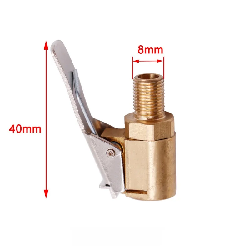 

Зажимной патрон для автомобильного насоса, латунный воздушный компрессор для колес, 6 мм, 8 мм