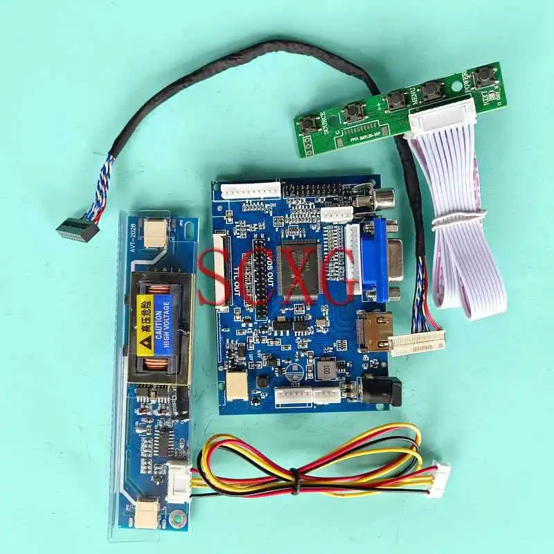 Плата контроллера матрицы светодиодного ЖК-дисплея подходит для B170PW02 B170PW04 B170PW07 HDMI-совместимая с AV VGA 17 "1440*900 комплект 30-контактный LVDS 2CCFL