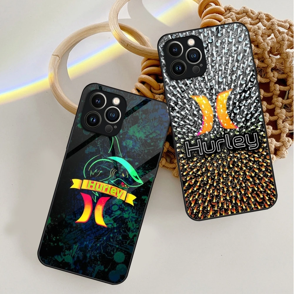 Популярный брендовый чехол для телефона HurleyS iPhone 16 13 15 14 12 11 Pro XS Max Plus Mini X XR SE2020