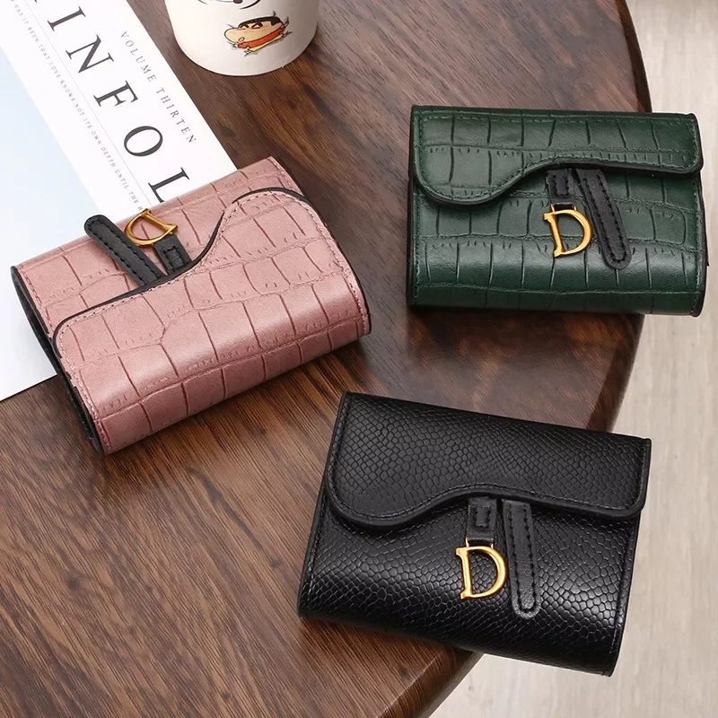 Luxury Women's Wallet with Letter Multi-Card Card Holder Small Wallet Coin Purse Clutch Bag Girl Wallet Cardholder