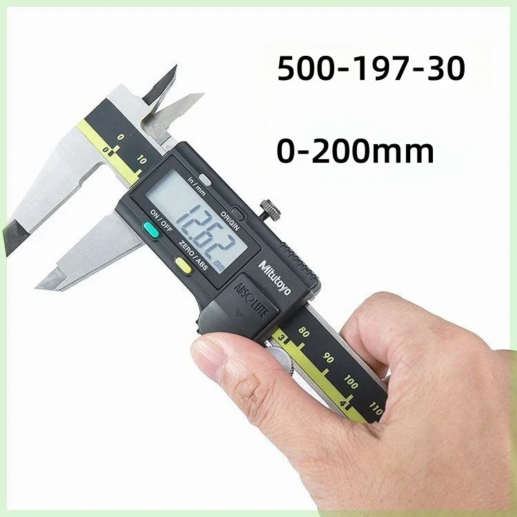 Штангенциркуль Mitutoyo с ЖК-дисплеем, цифровой 0,01 мм, высокоточный износостойкий измерительный инструмент из нержавеющей стали 150/200/300 мм