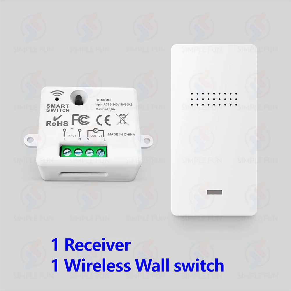 

Беспроводной кинетический выключатель SLMPLEFUN