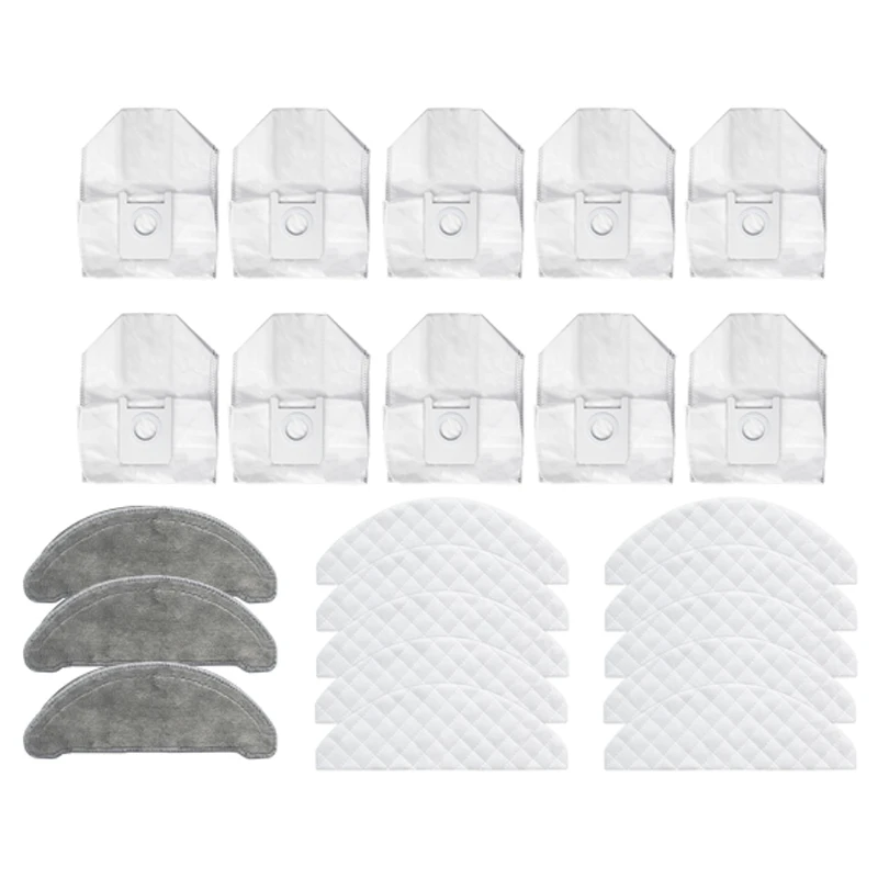 

23Pcs for Roidmi EVE Plus Vacuum Cleaner Dust Bag Mop Cloth Disposable Cleaning Cloth Replacement Accessories Parts