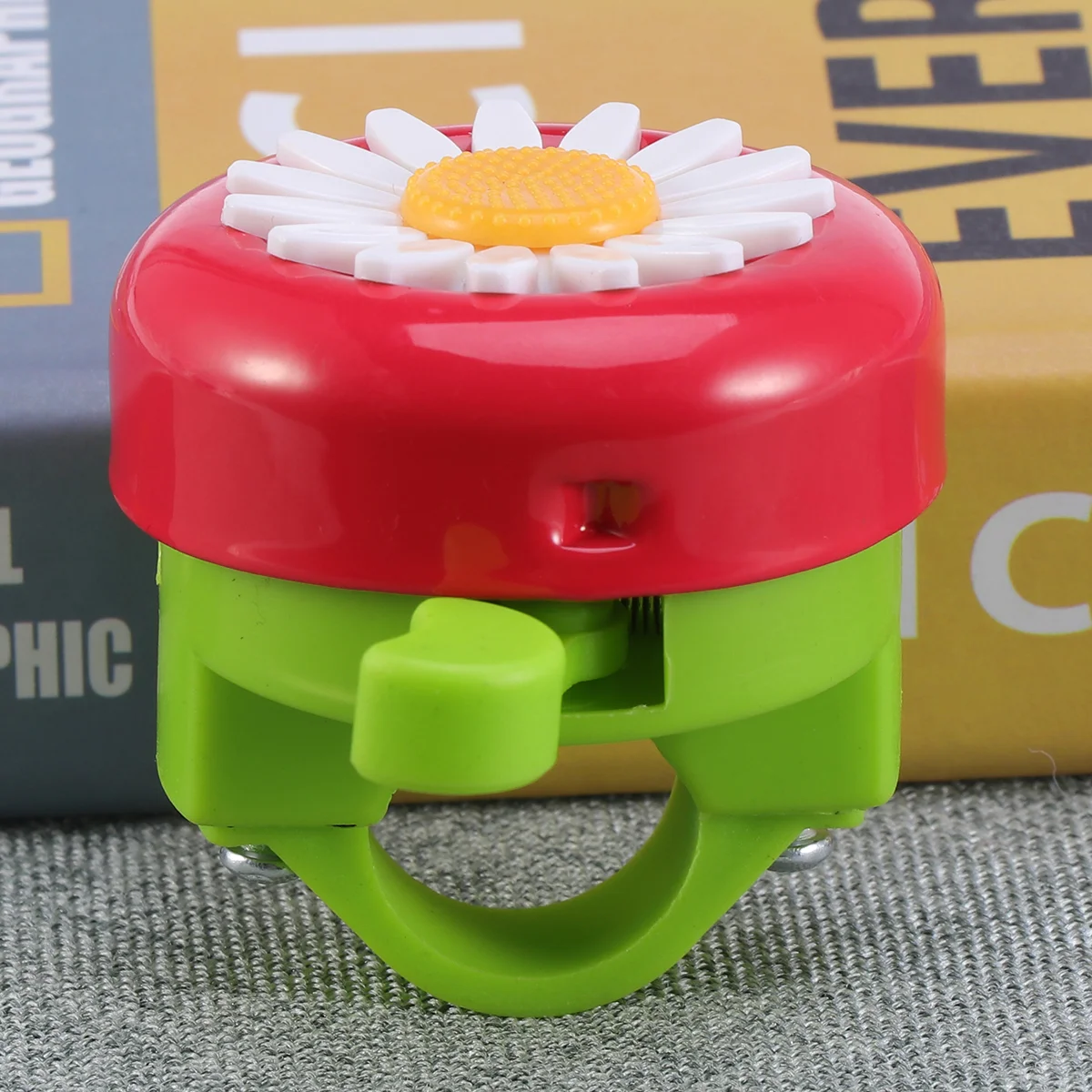 

Bell Ring Kids, Bell for Bike Kids Girl with Sun Flower for Childrens Bike Accessories, Bell for Left/ Right Hand, Kids Bike