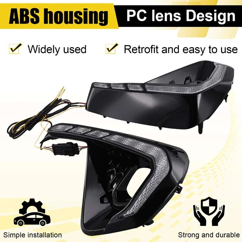 Передние светодиодные DRL дневные ходовые огни для Toyota Hilux 2024 2025 противотуманные