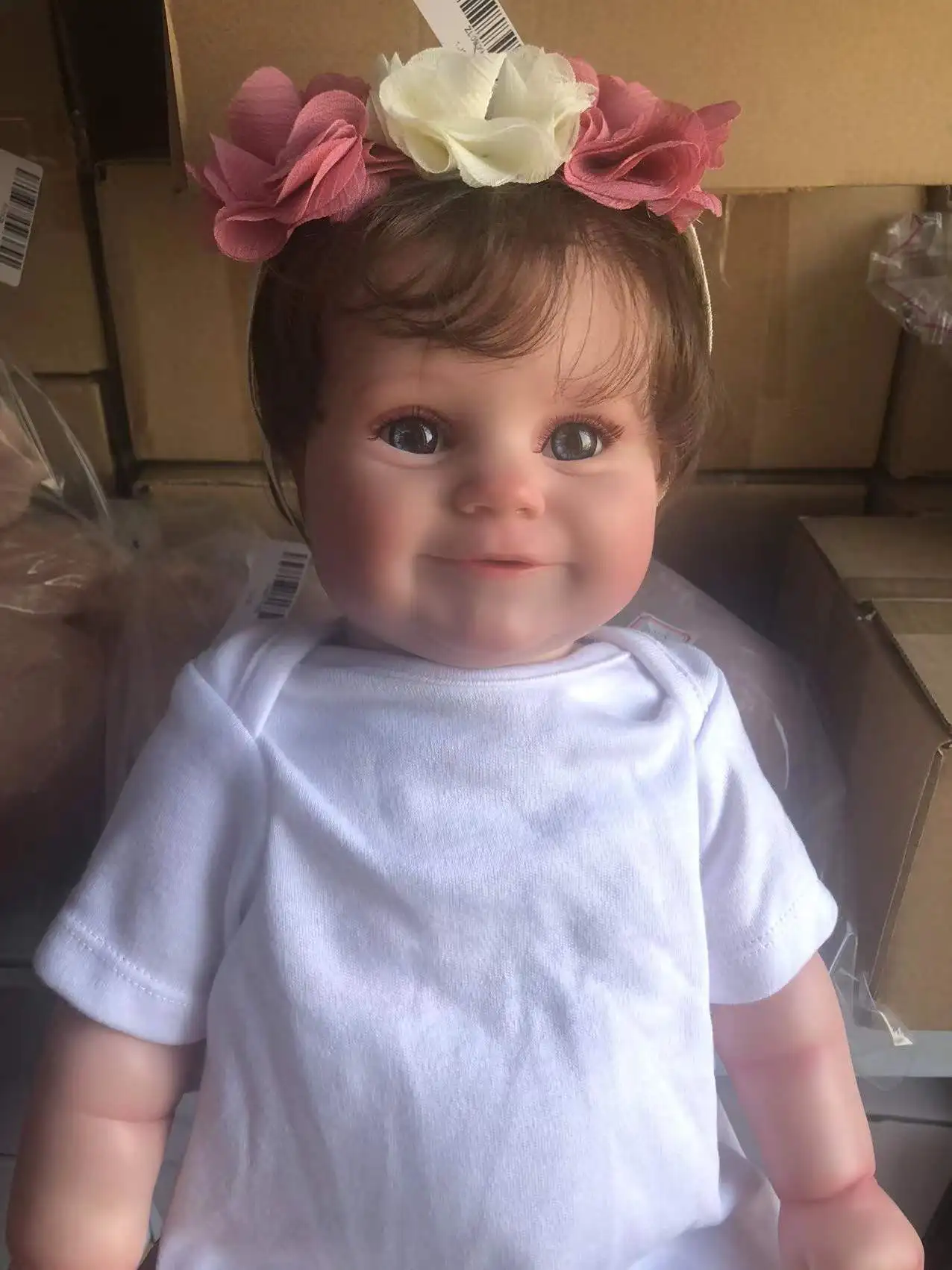 Цена Полноразмерная Силиконовая Водонепроницаемая Кукла Reborn Maddie, 50 см, ручная Детализация, рисунок с видимыми венами, реалистичный объемный отт... Купить Полноразмерная Силиконовая Водонепроницаемая Кукла Reborn Maddie, 50 см, ручная Детализация, рисунок с видимыми венами, реалистичный объемный отт...