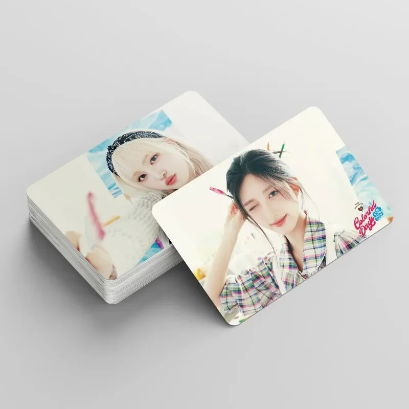 55 шт./компл. Kpop IVE ломо-карты 2025 СЕЗОНЫ ОТЛИЧКИ Wonyoung красочные дни