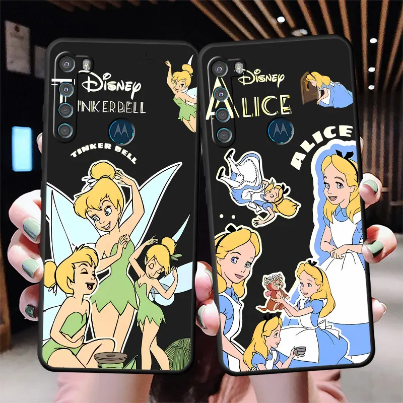 Чехлы для телефонов Disney мягкий чехол Белоснежка Алиса Ариэль Motorola Moto 30 Pro X30 S30 Neo 20