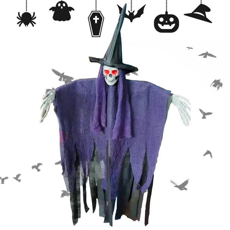 

Halloween Ghost Decor Scary Floating Ghost For Indoor Outdoor Flying Fabric Ghost For Front Yard Garden Lawn Tree Halloween