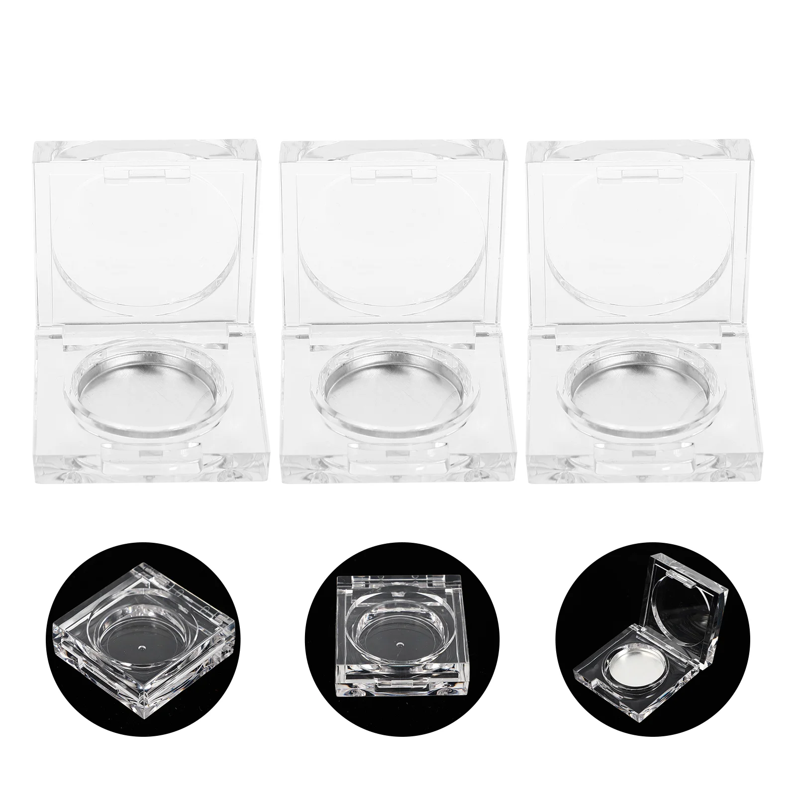 

6 шт., пластиковые косметические Чехлы для хранения теней