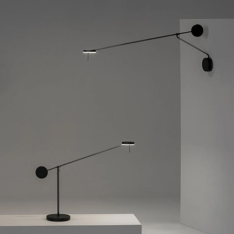 Черная настенная лампа