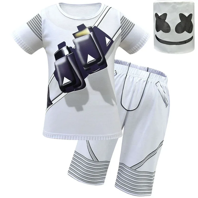 Детские костюмы для косплея на Хэллоуин косплей Marshmello Rock