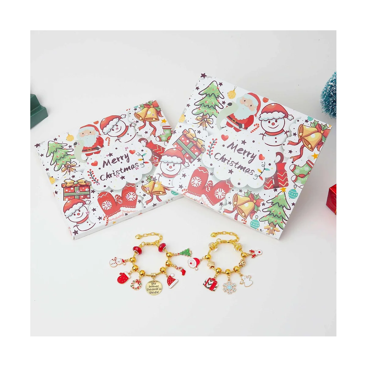 Календарь с рождественскими мотивами календарь обратным отсчетом для девочек на