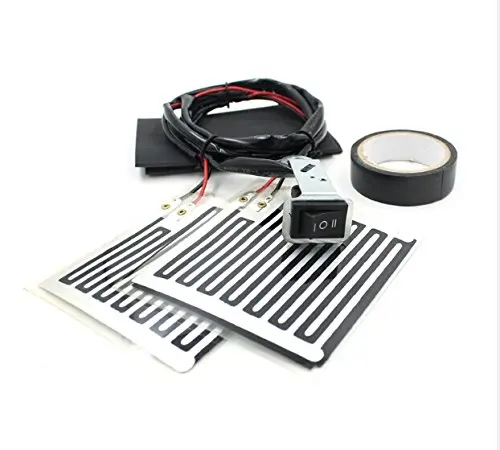 

Motorcycle Heated Grip Pad Heaters Handlebar for Quick Warm Flexible 12V
