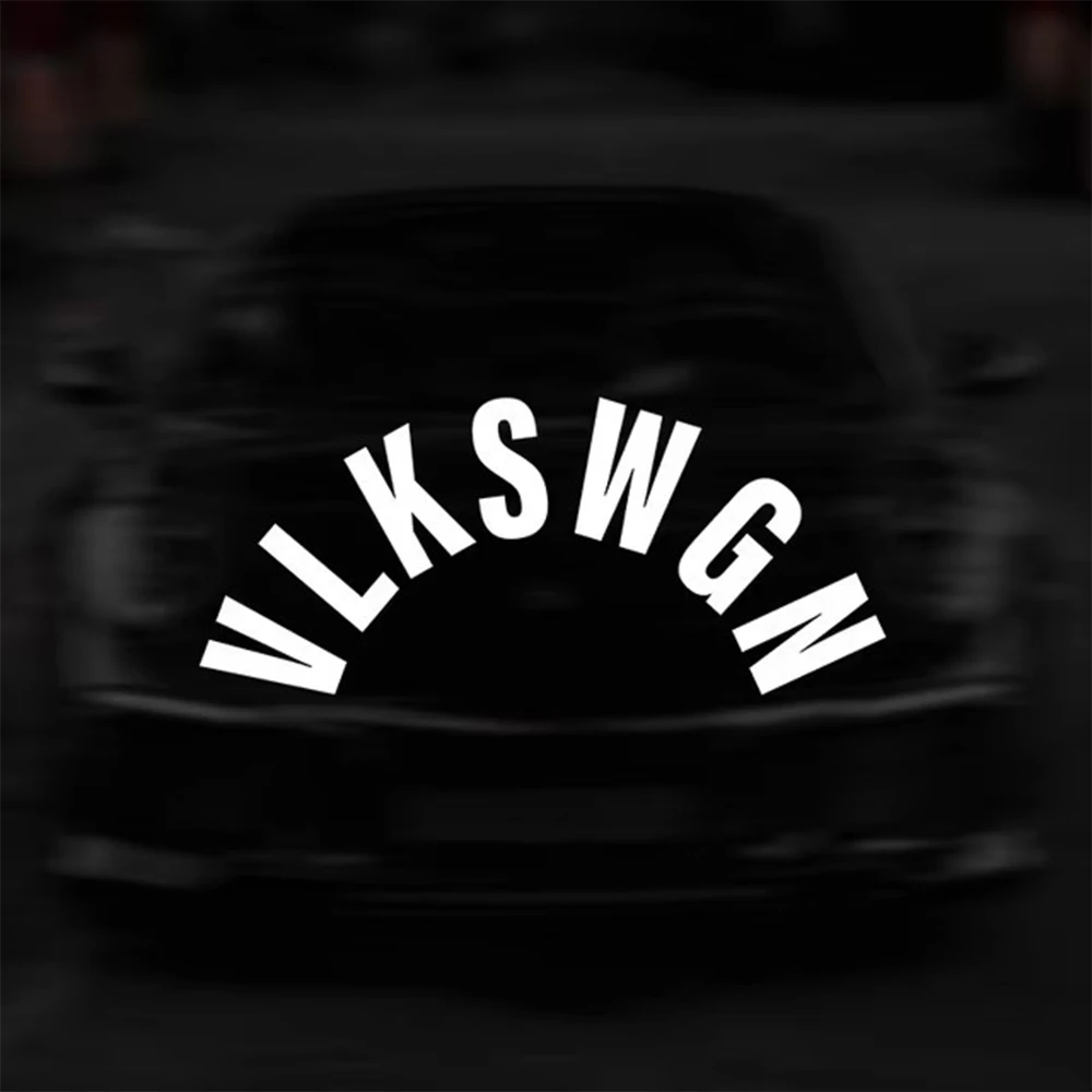 

Виниловая Наклейка VLKSWGN На Автомобиль, Окно, Задний Стеклоочиститель, Текстовый Декоративный Стикер-эмблема Для Грузовика
