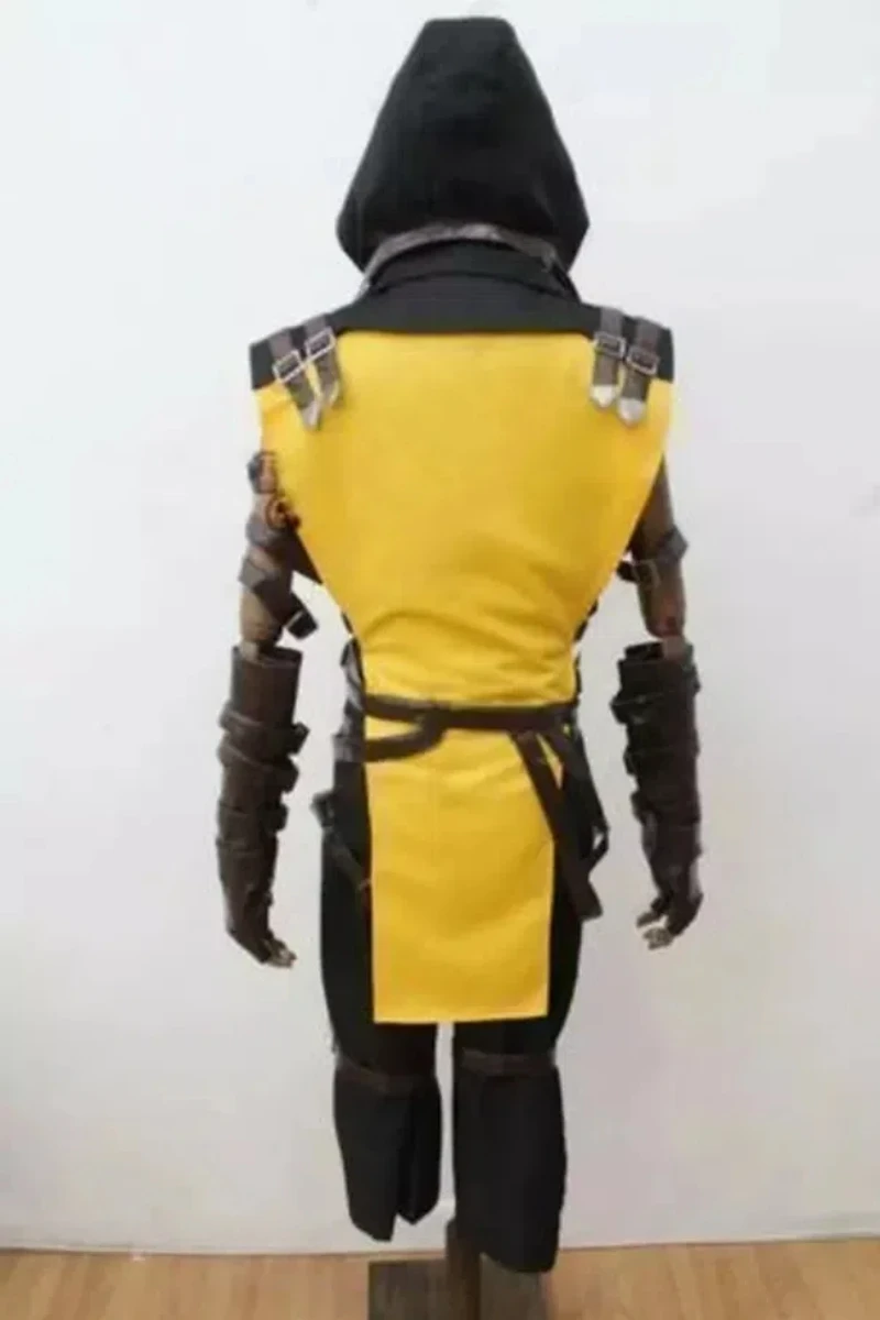 Фото Mortal Kombat X Костюм Скорпиона Хэллоуин Косплей Без маски №2