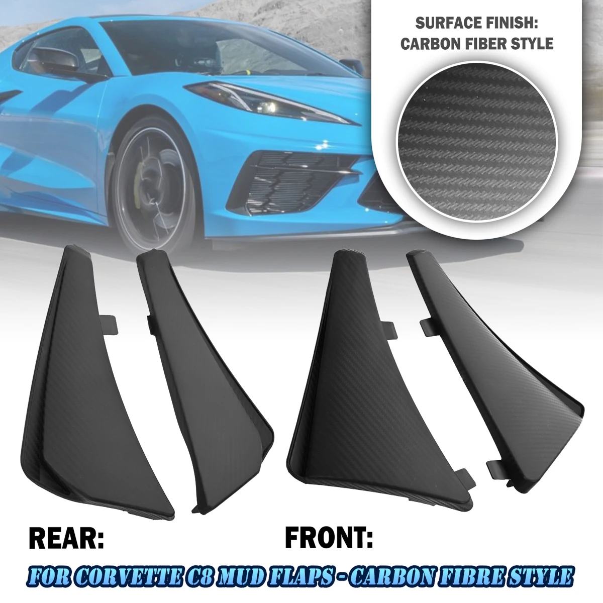 Рисунок 2 - Брызговики передние и задние из АБС-пластика XL