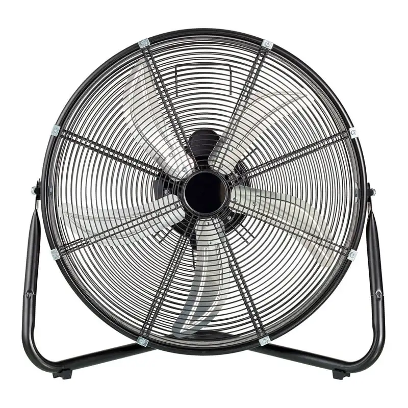 

inch High Velocity Drum Fan with Wall Mount, Black
