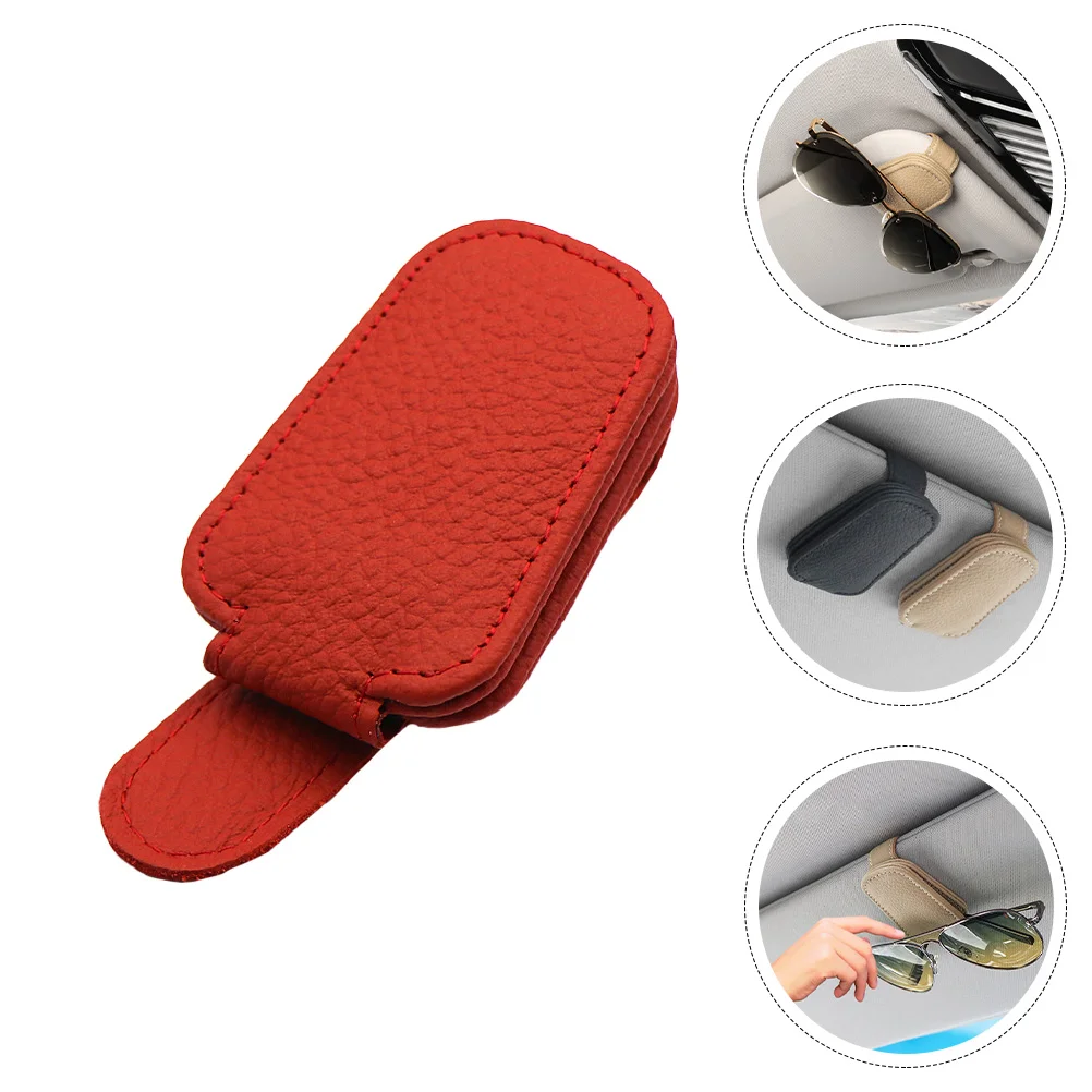 

1pc Car Eyeglass Holder Car Photo Holder Sun Glass Holder