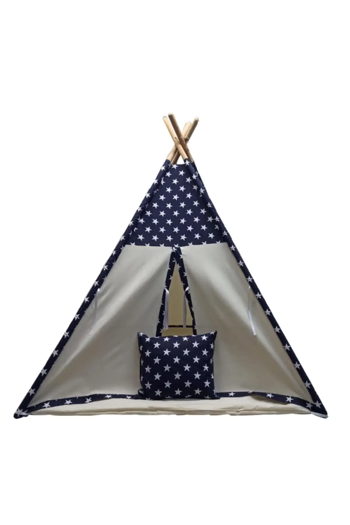 Игровая палатка Devrileyen не собранная детская игровая тёмно-синяя звезда |